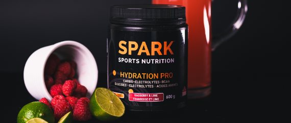 Spark Nutrition, electrolytes, gels et capsules
